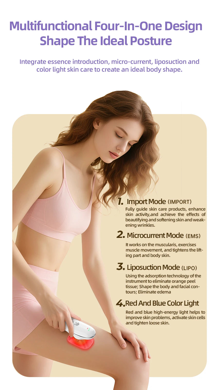 Anti Cellulite Body Sculpting Massager & Skin Tightening Machine