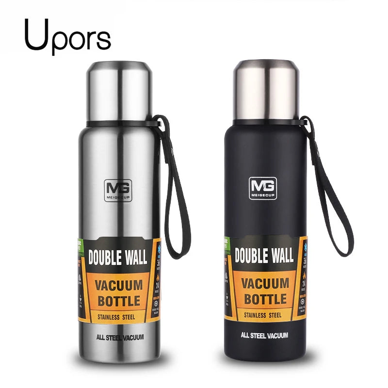 Upors Large Stainless Steel Vacuum Flask Insulated Water Bottle 1.5L - 1