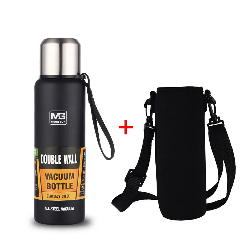 UPORS Stainless Steel Vacuum Insulated Water Bottle Large Thermal Flask