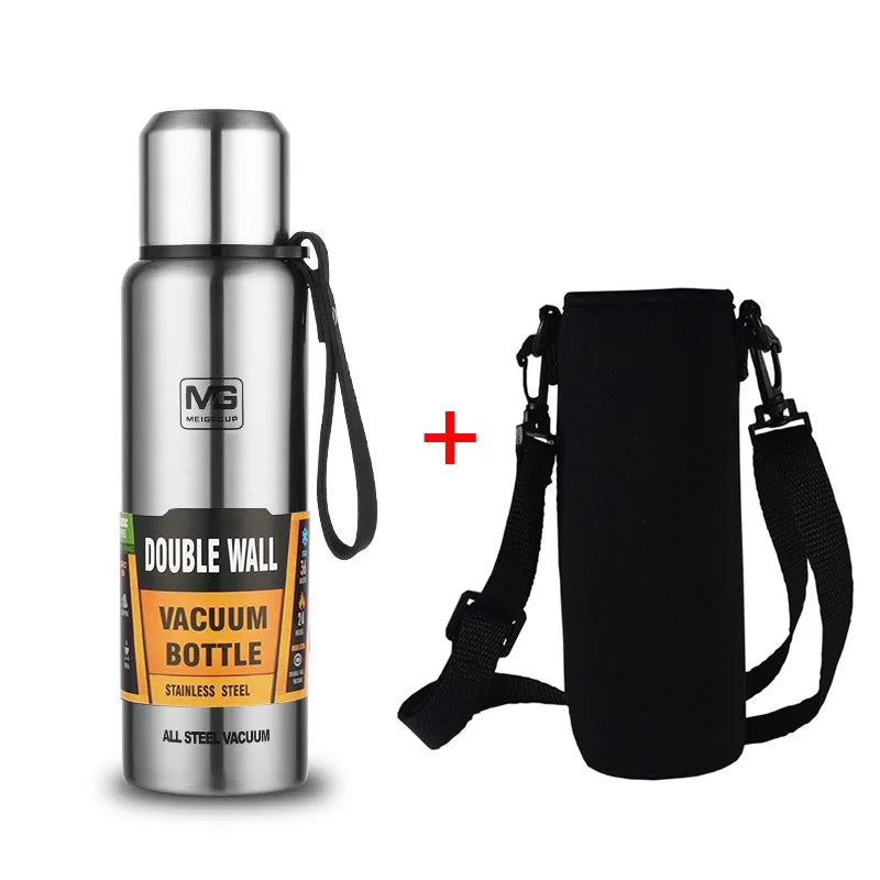 UPORS Stainless Steel Vacuum Insulated Water Bottle Large Thermal Flask - 14
