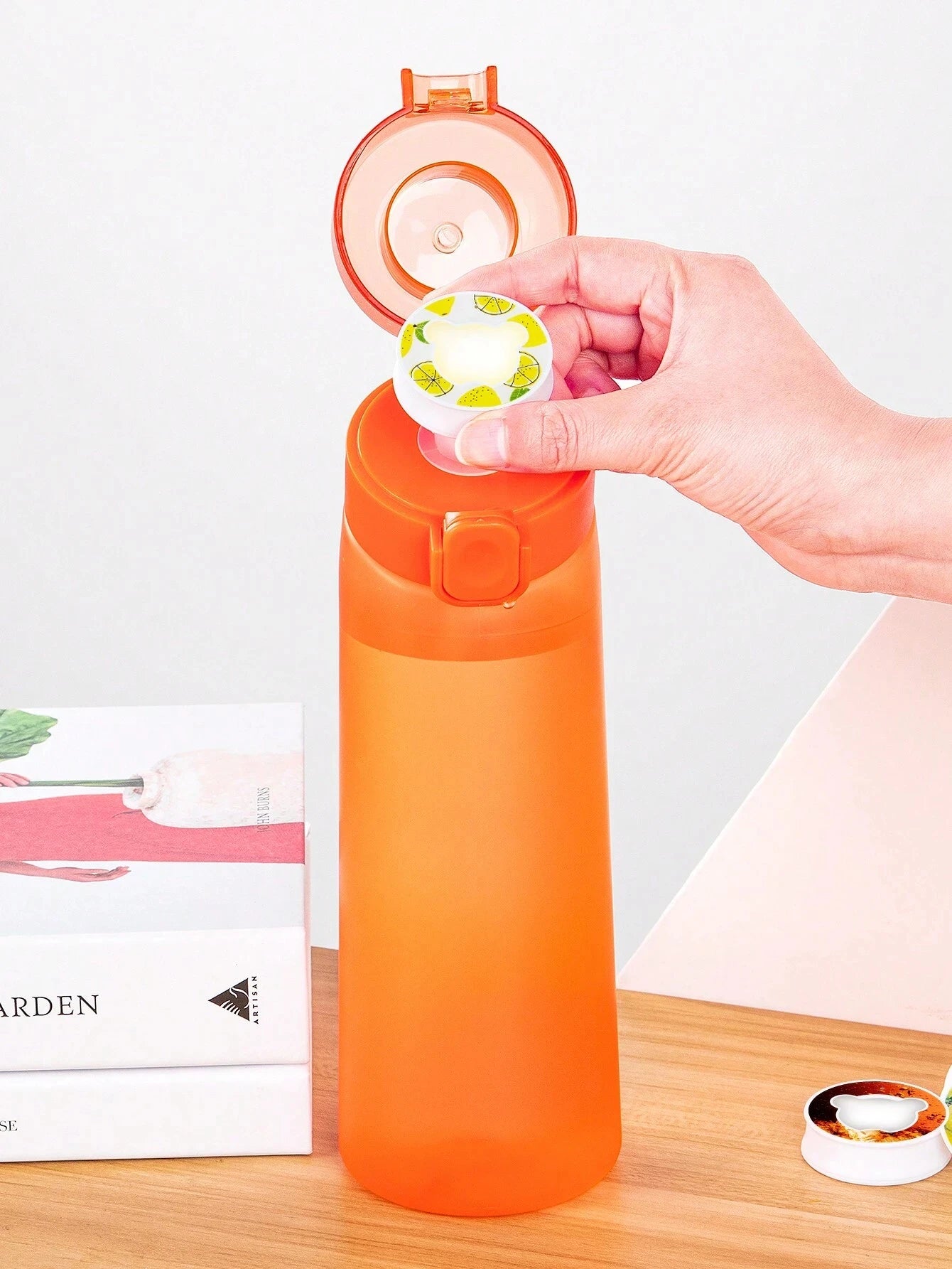 Scented Water Bottle with Flavor Pods Portable Sports Hydration Cup - 27