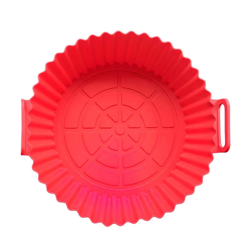 Reusable Silicone Air Fryer Liner Non-Stick Baking Tray Basket Pot