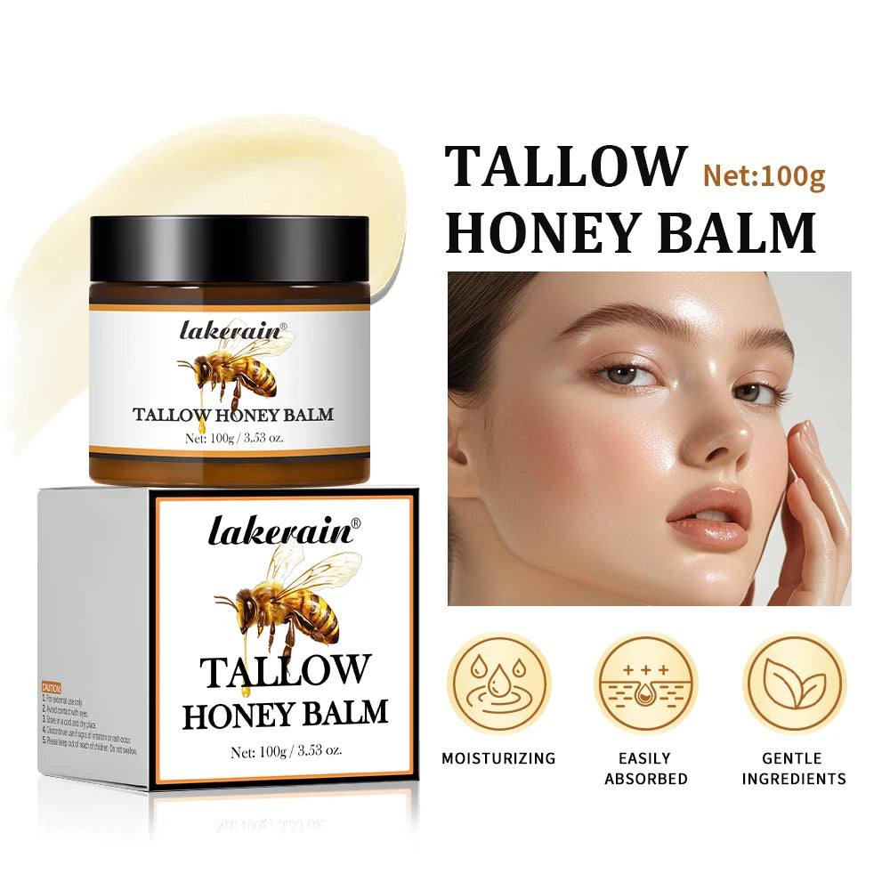 Whipped Beef Tallow and Honey Balm Face Cream - 2