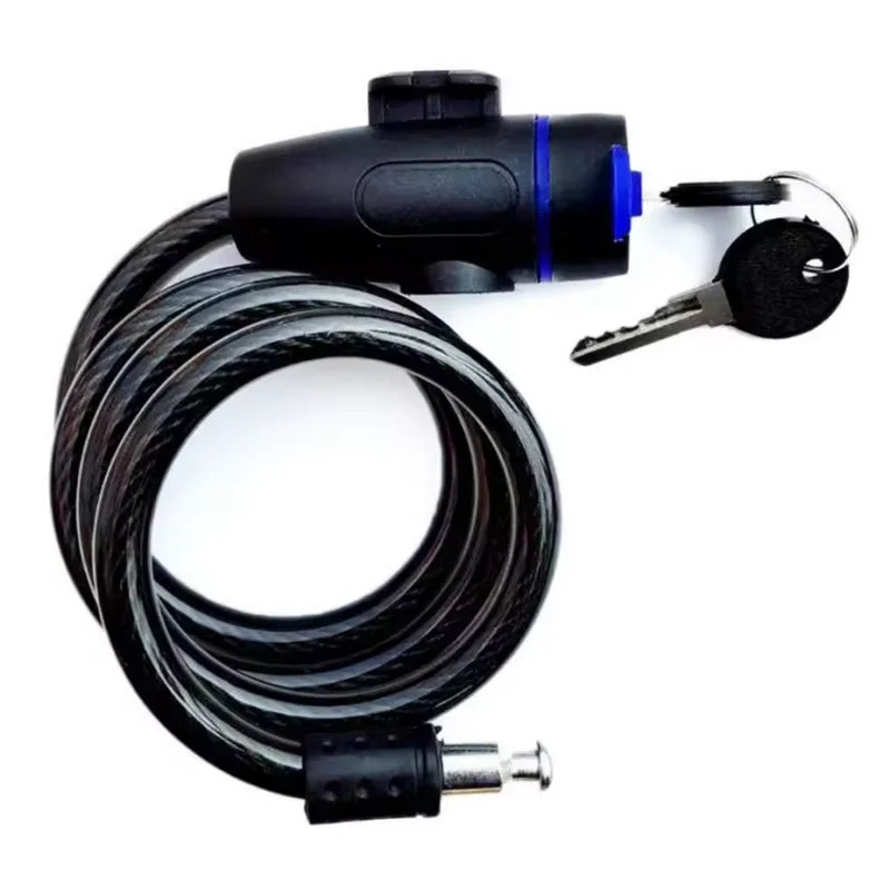 Anti Theft Bike Cable Lock 90cm Security Chain for Motorcycle and Scooter - 7