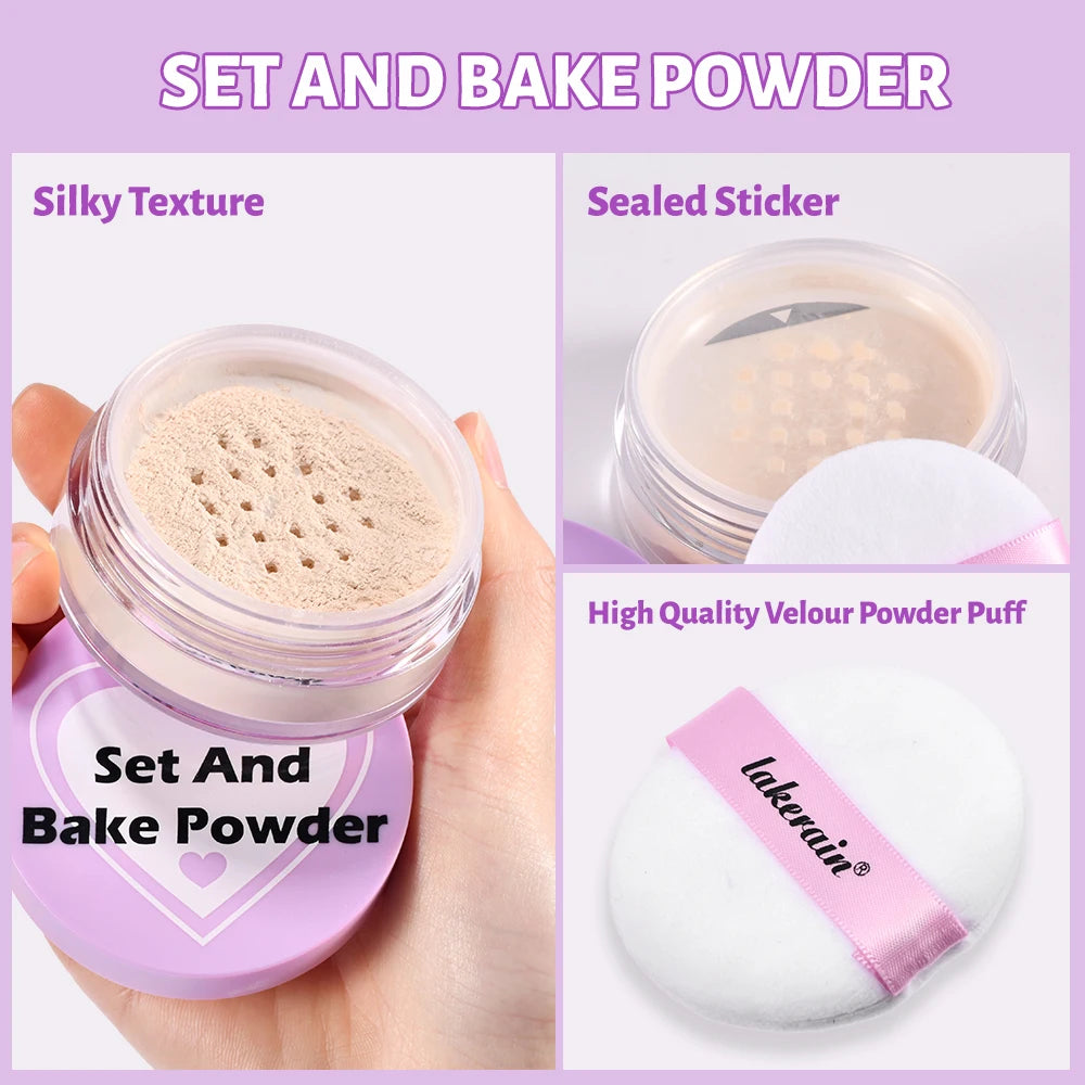 Loose Setting Powder Oil Control Matte Translucent Baking Powder - 4