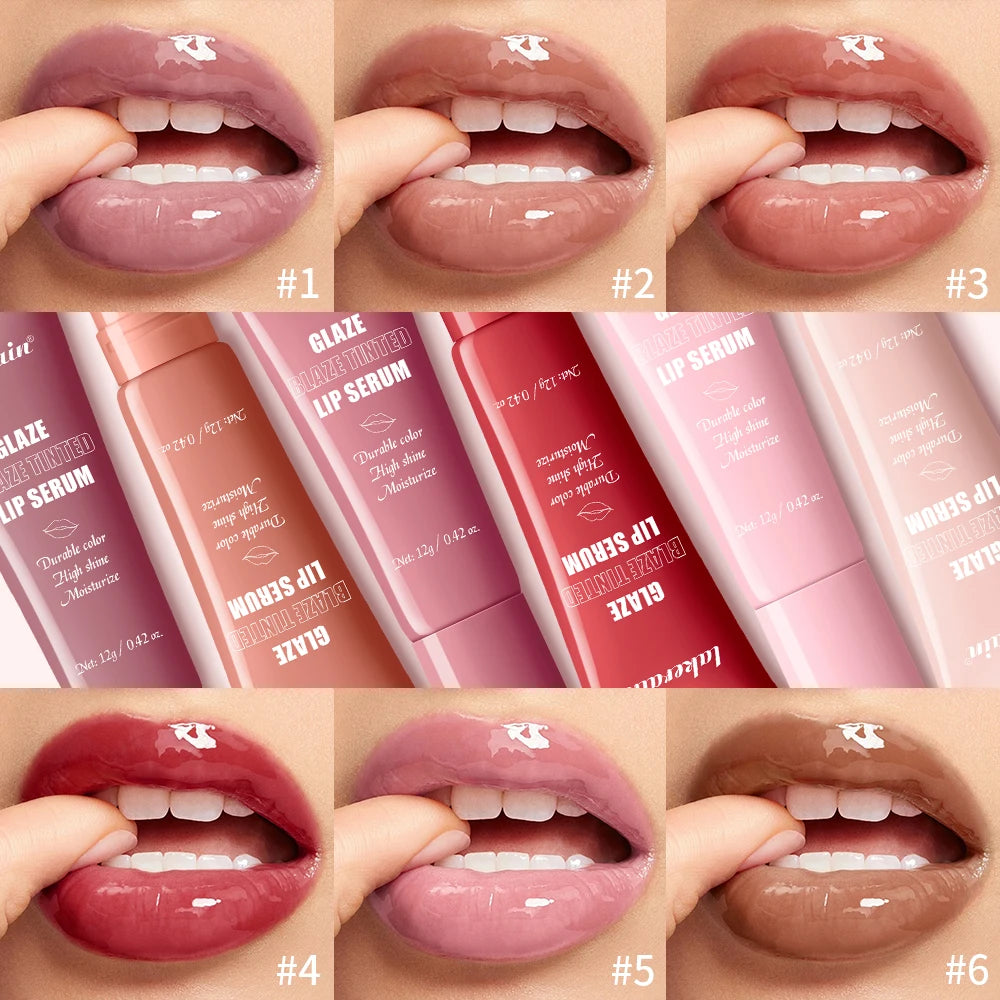 Lakerain Tinted Lip Serum Gloss Moisturizing Balm