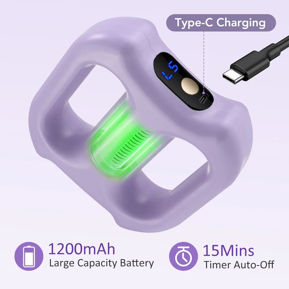 Electric Fascia Ring Fitness Body Shaping Massager