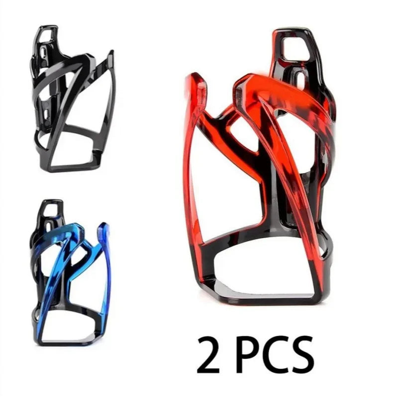 2PCS Bicycle Bottle Cage MTB Road Bike Water Bottle Holder Lightweight - 1