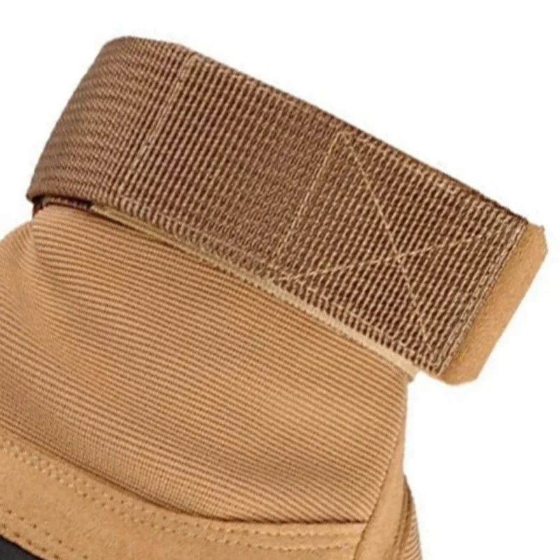 Tactical Hard Knuckle Gloves Half Finger Combat Shooting Airsoft Gear - 5