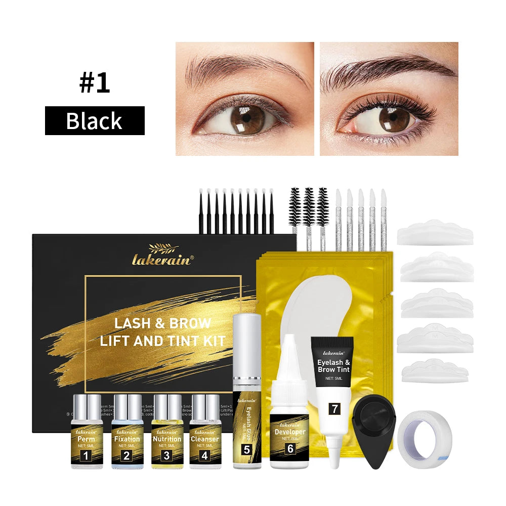 Professional Eyelash Perm and Tint Kit Lash Lift Curling Set