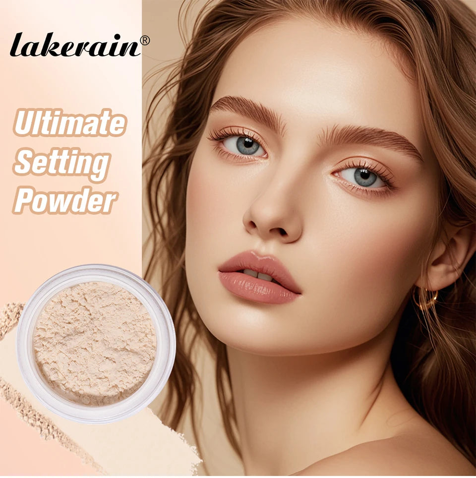 Setting Powder Matte Pink Finish Oil Control Makeup Fixation