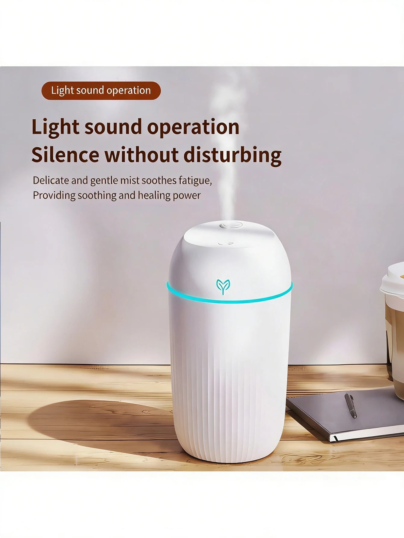 420ml Portable USB Ultrasonic Air Humidifier Essential Oil Diffuser