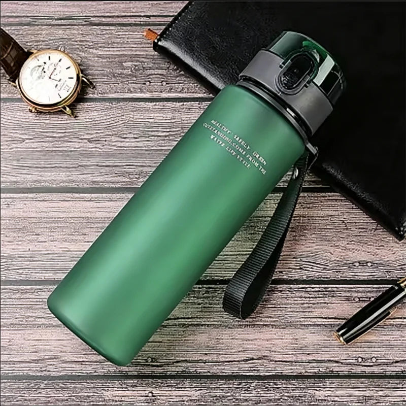 Leak Proof Sports Water Bottle Portable Gym Hiking Fitness Drink Jug - 12