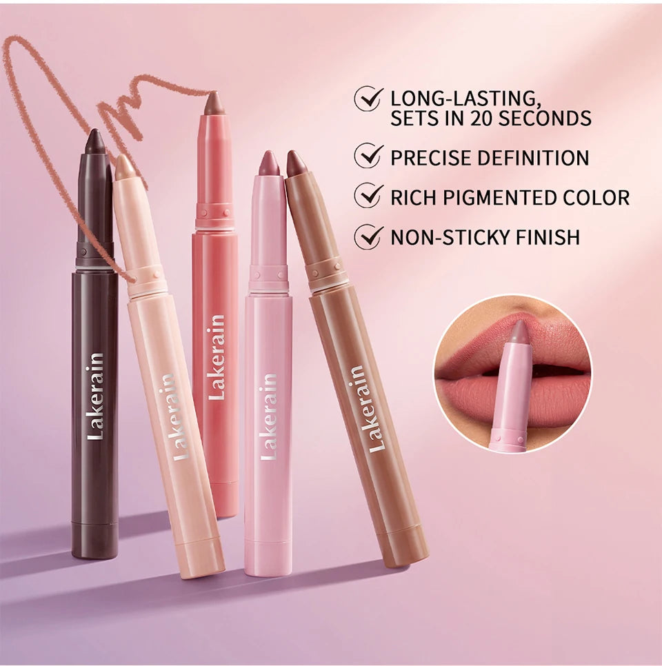Stain Lip Liner Pencil Waterproof Matte Lip Contour Pen