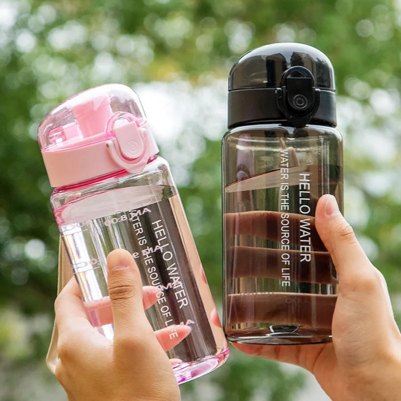 Leak Proof Sports Water Bottle BPA Free Portable Hiking Gym Flask