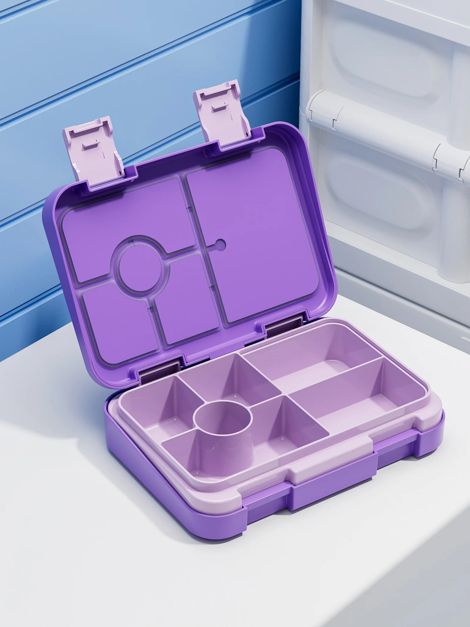 1100ml Leakproof Bento Lunch Box Microwavable Tritan Food Container - 62