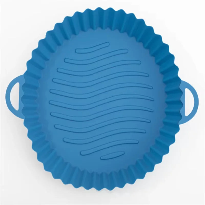 Reusable Silicone Air Fryer Liner Non Stick Square Basket Accessory