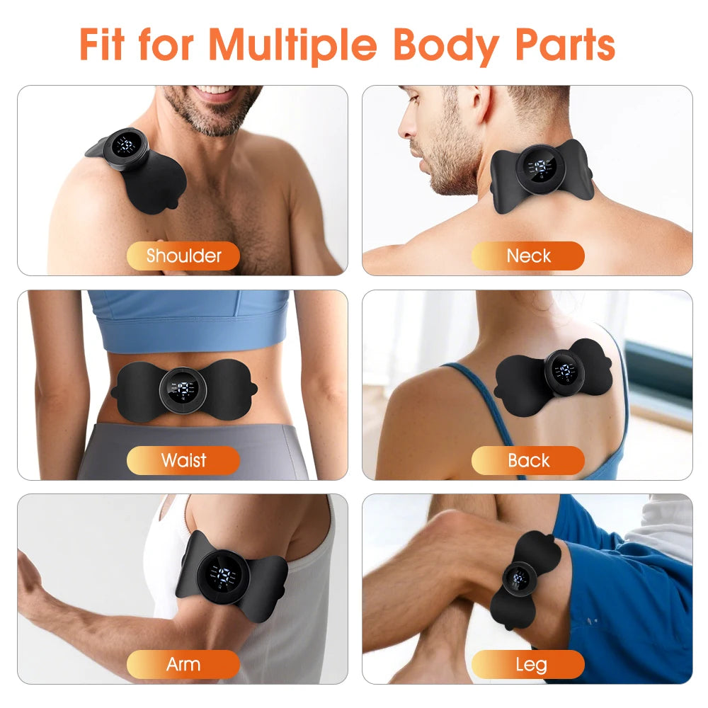 Smart Electric Neck Massager Portable Cervical Massage Patch Tool - 23