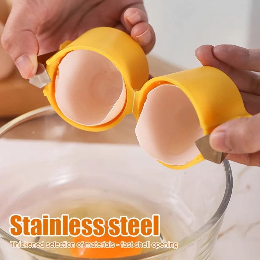 Portable Egg Cracker Tool Kitchen Egg Sheller and Divider