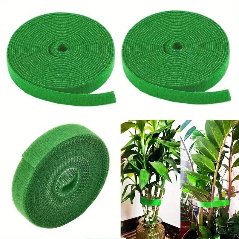 Adjustable Plant Ties Green Gardening Cable Straps for Climbing Vines - 7