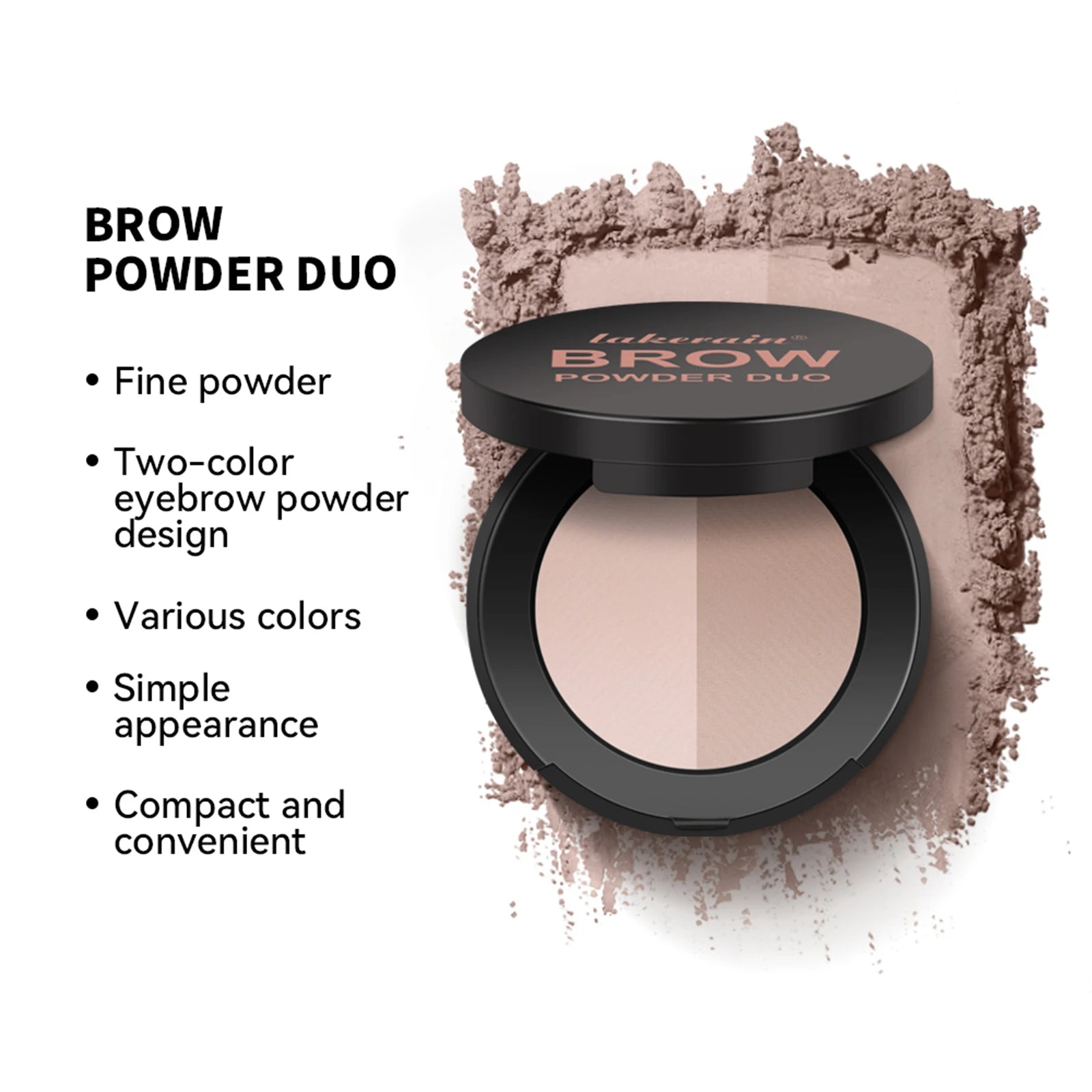 Eyebrow Powder Duo Contour Shadow Palette - 2