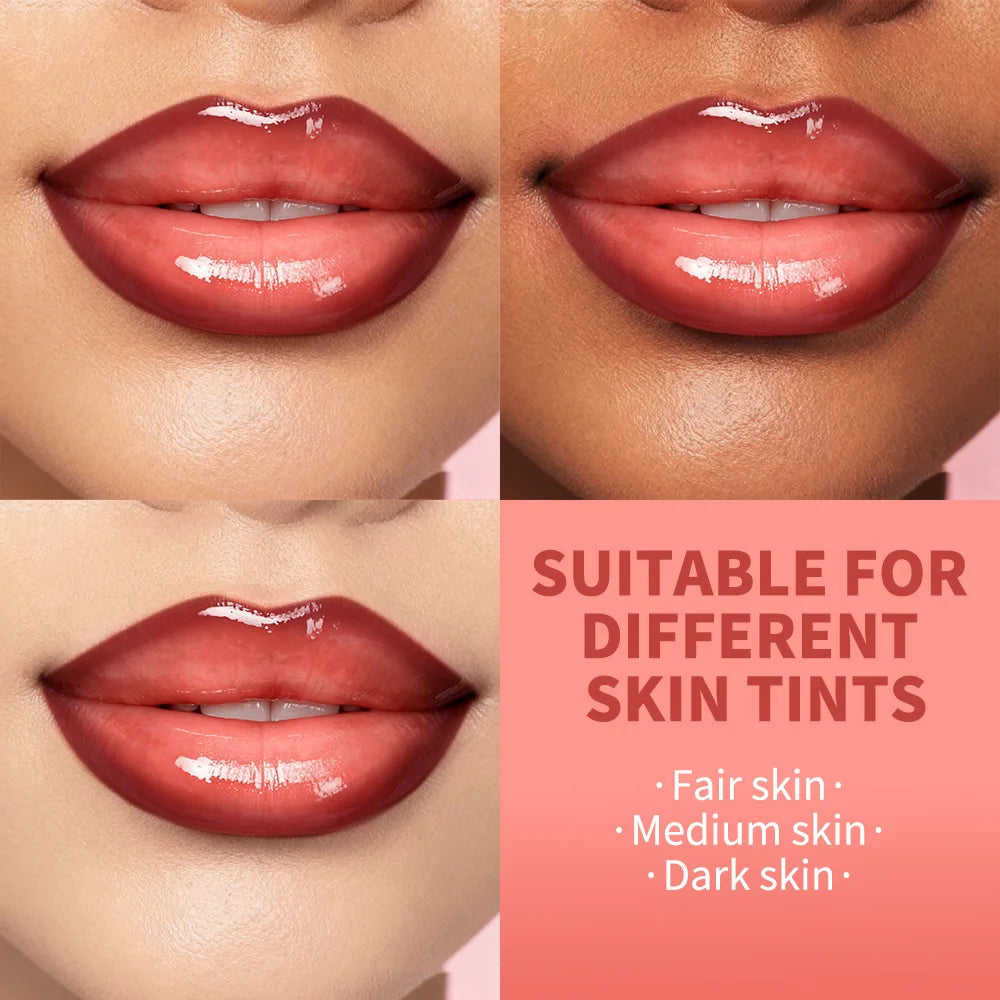 Lip Liner And Lip Gloss Set Hydrating Shine Lip Makeup Combo