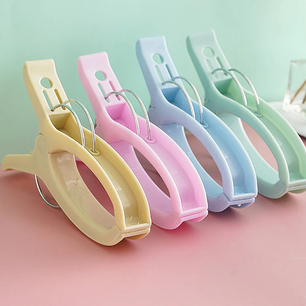 Large Beach Towel Clips Heavy Duty Non Slip Plastic Lounger Pegs - 4