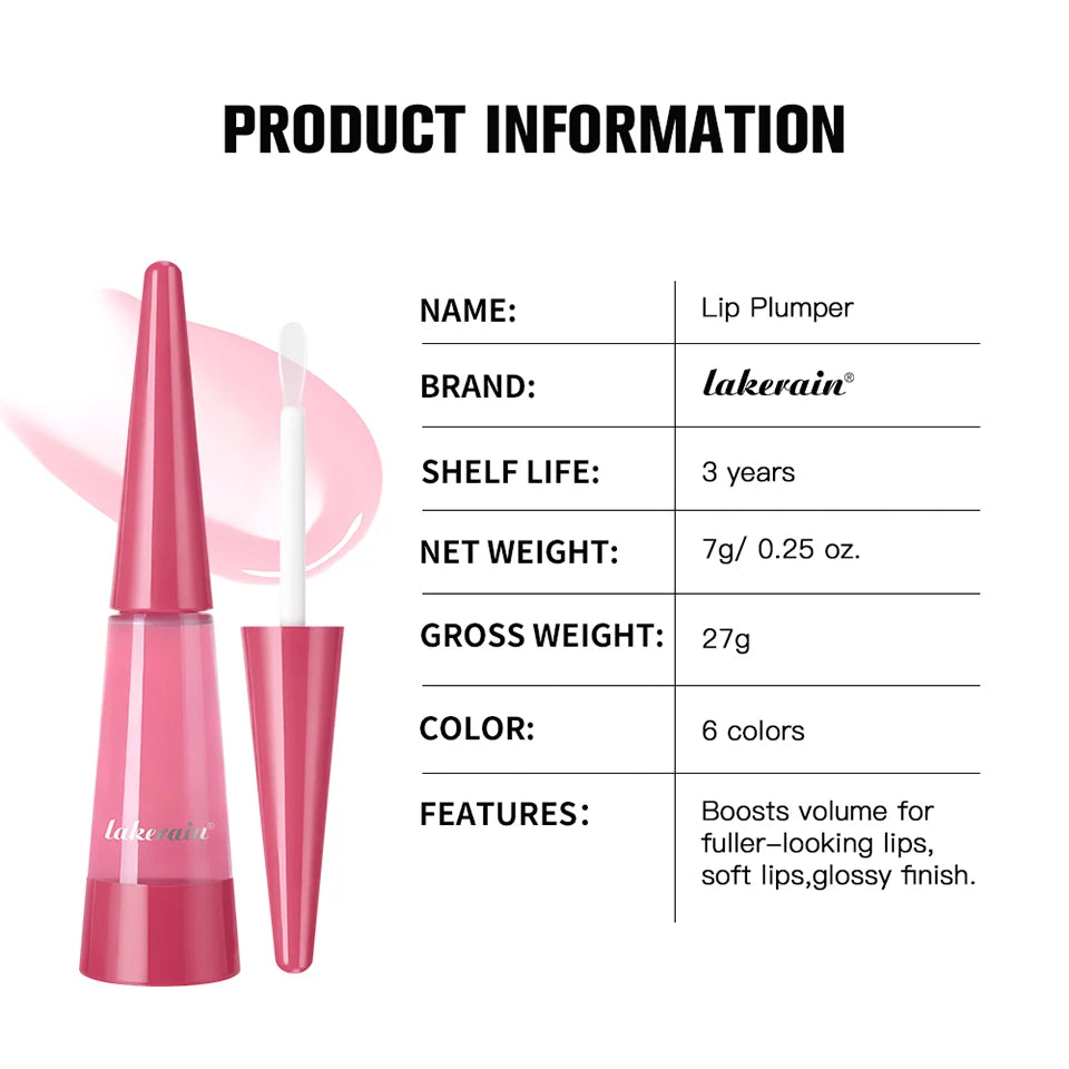 Korean Lip Plumper Oil Hydrating Gloss Balm