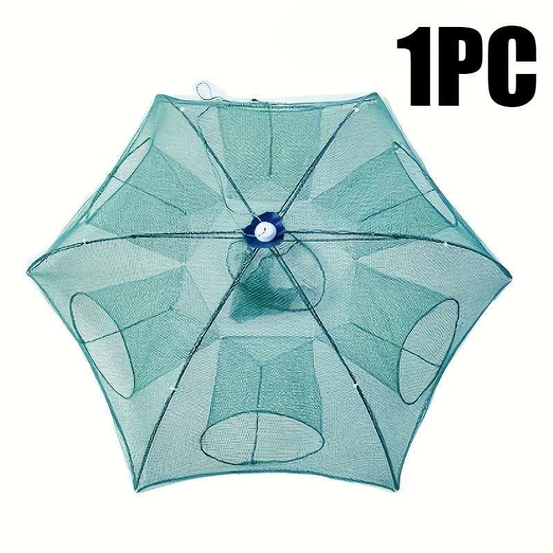 Foldable Fishing Net Trap Umbrella Style Minnow Crab Shrimp Catcher - 13