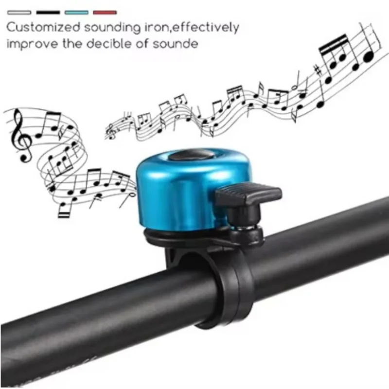 Aluminum Alloy Bicycle Bell Crisp Sounding Bike Handlebar Ring Horn - 2