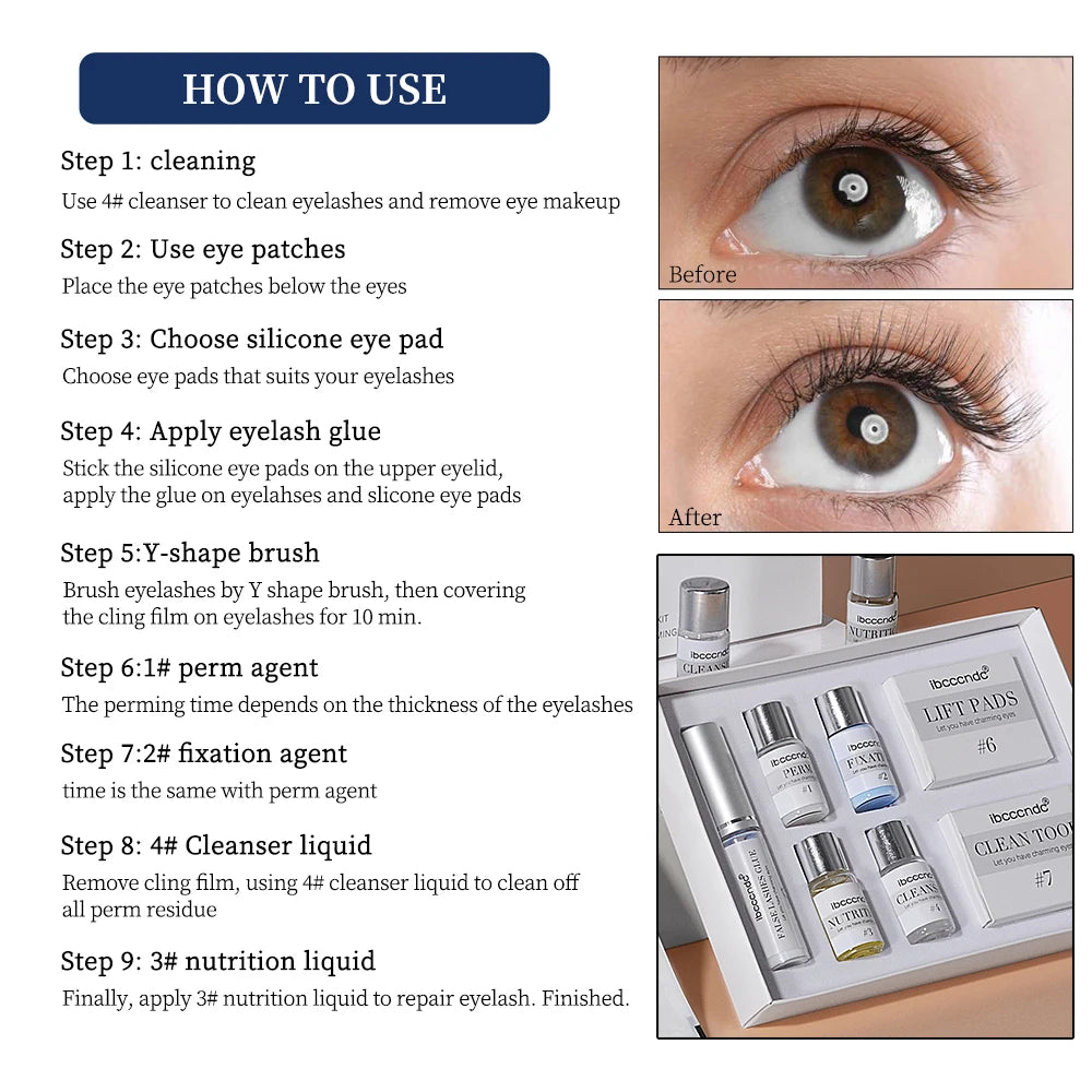 Professional Lash Lifting Kit Semi Permanent Eyelash Perming