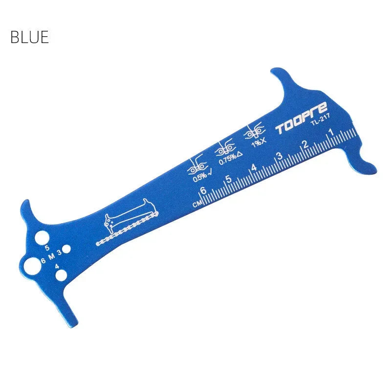 Toopre Bicycle Chain Wear Indicator Gauge Tool Bike Chain Checker Ruler - 23