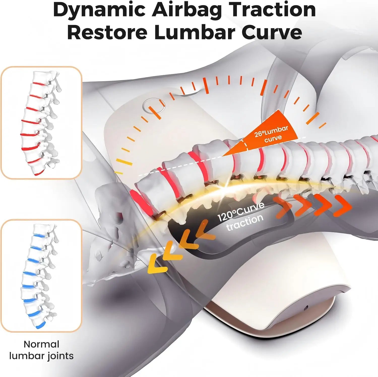 Electric Back Stretcher Lumbar Support Massager - 3