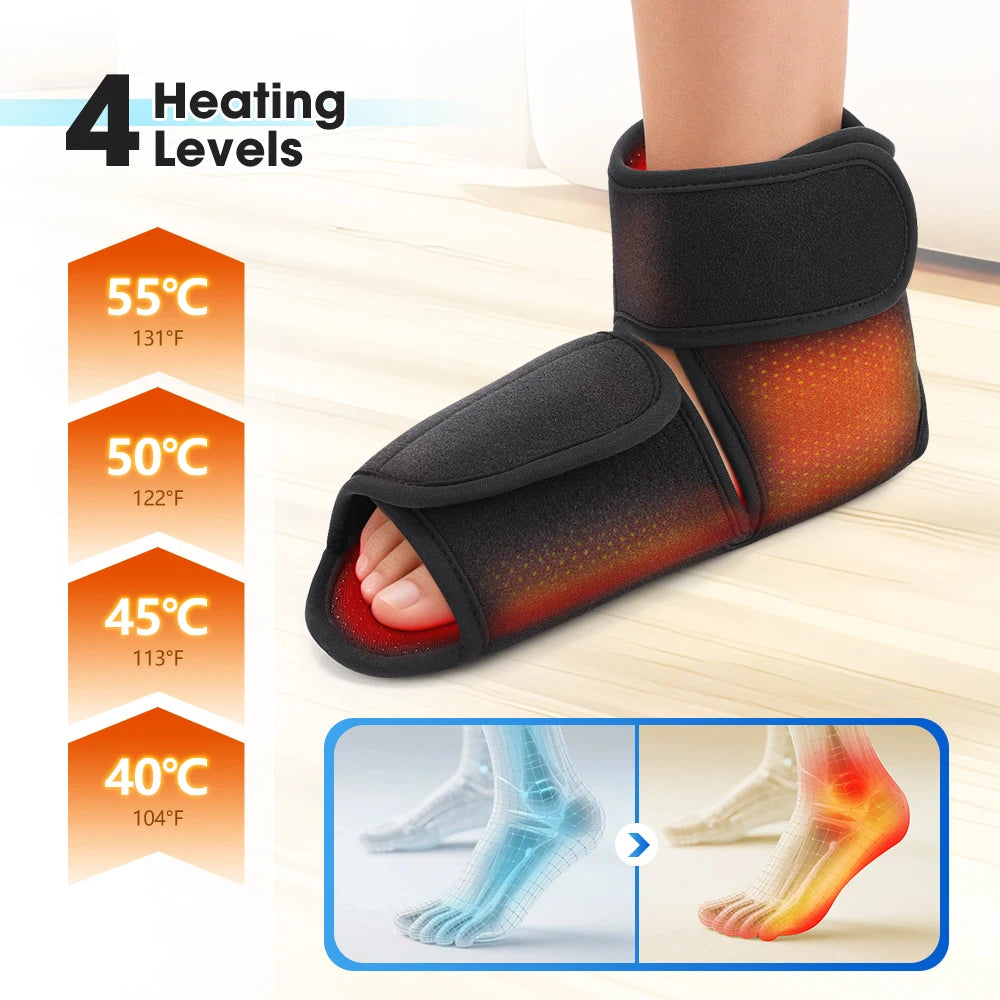 Cordless Foot and Ankle Massager with Heat and Air Compression