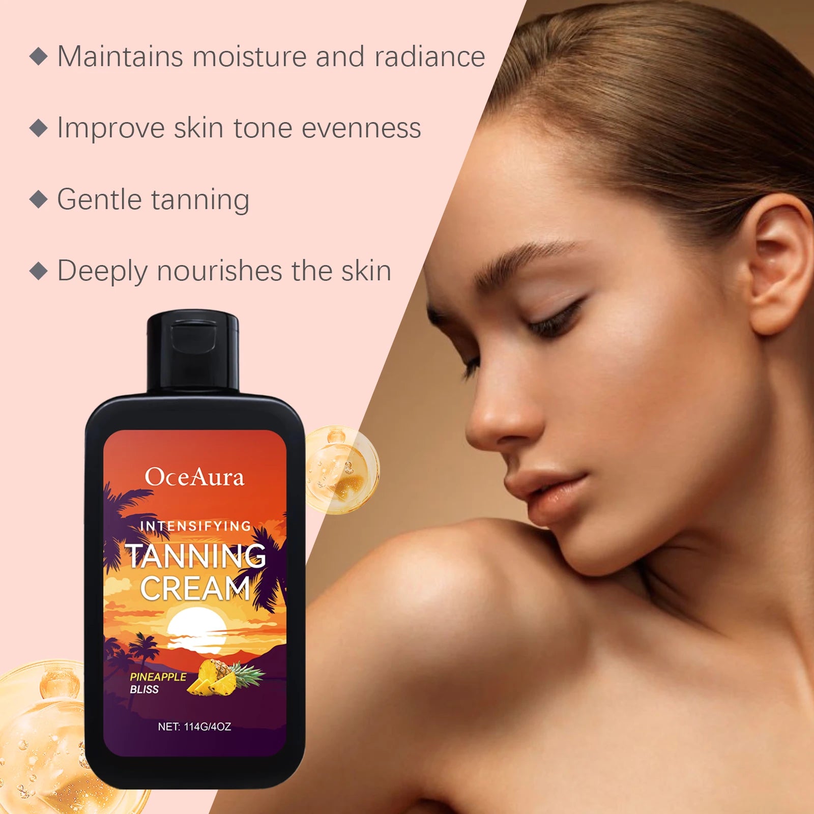 Body Tanning Cream Solarium Bronzing Lotion - 5
