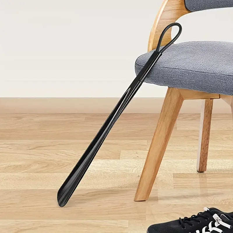 Long Handle Shoe Horn Durable Plastic Shoe Lifter and Helper Tool