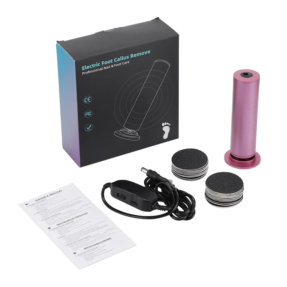 Electric Callus Remover USB Foot File Pedicure Tool - 15