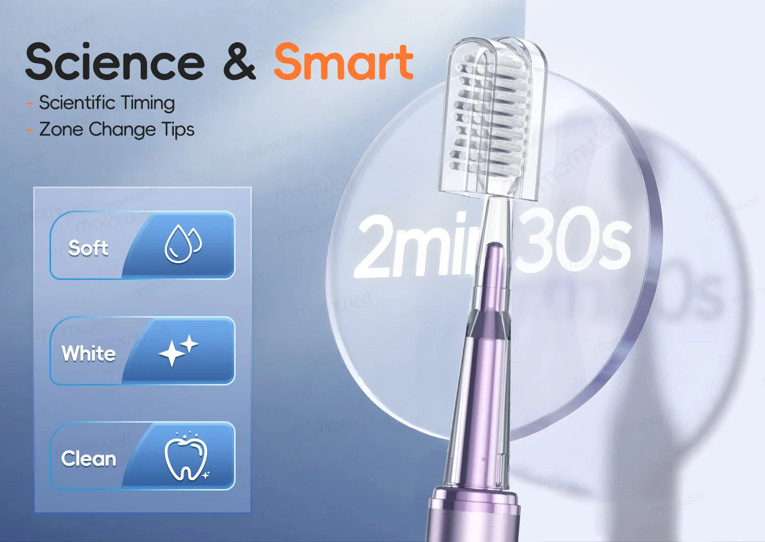 Portable Water Flosser Electric Toothbrush Oral Irrigator Set - 16