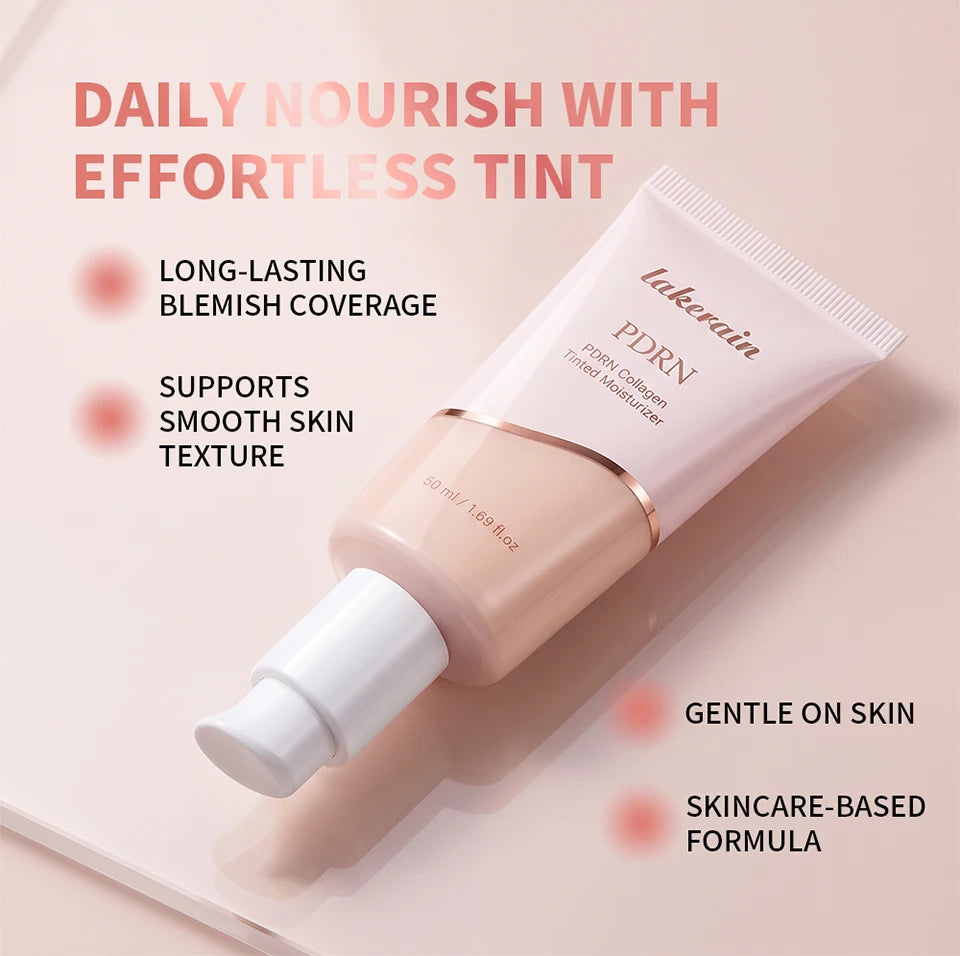 PDRN Collagen Tinted Moisturizer Radiant Glow Foundation Makeup - 9