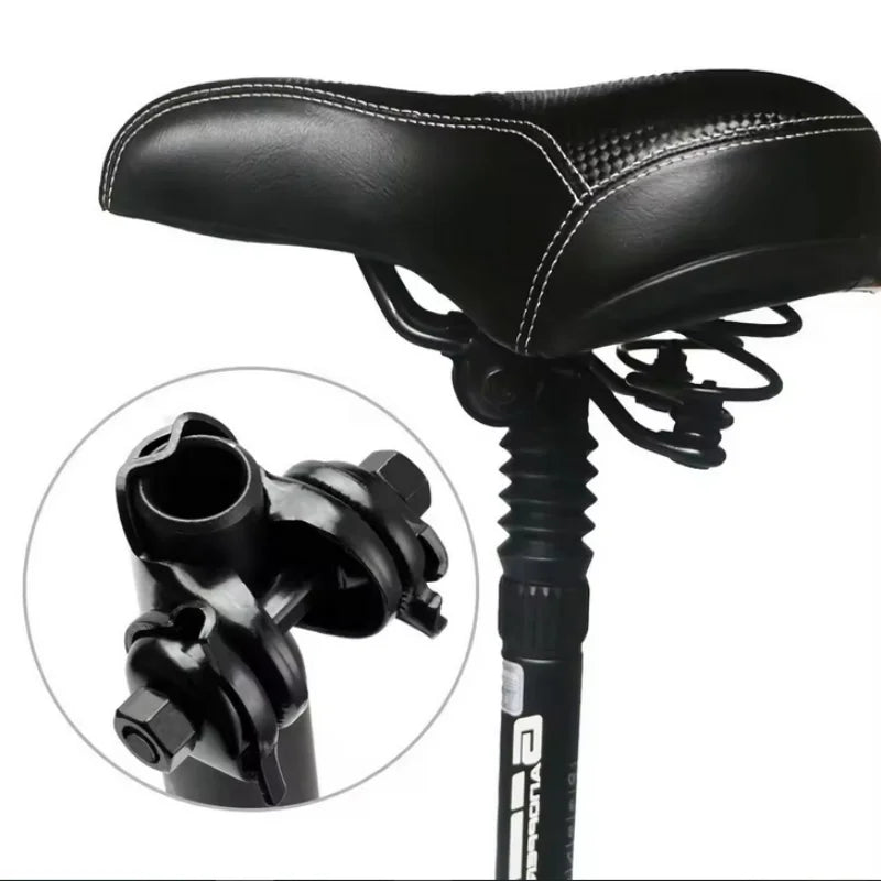 Bike Seat Post Clamp Saddle Rail Conversion Adapter for Standard Saddles