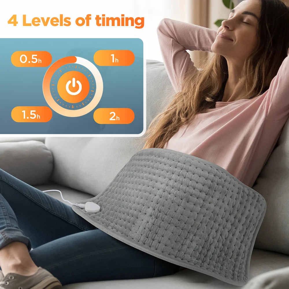 Electric Heating Pad Fast Heating Thermal Mat Back Pain Relief