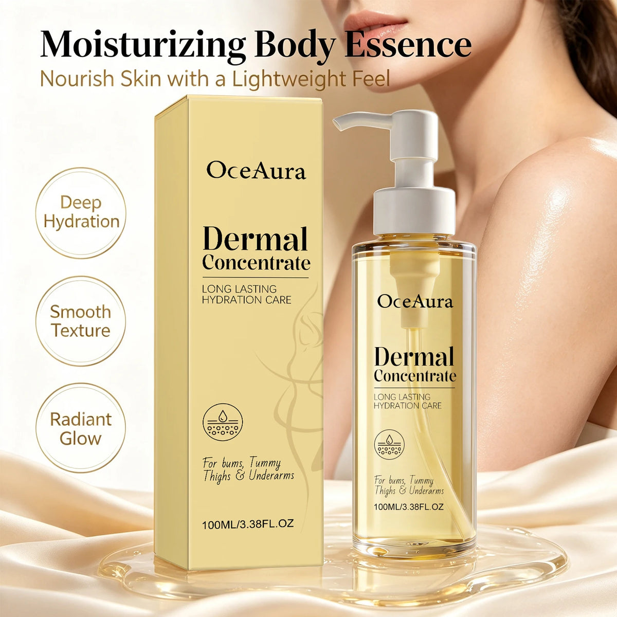 OceAura Body Care Oil Moisturizing Serum for Dry Skin