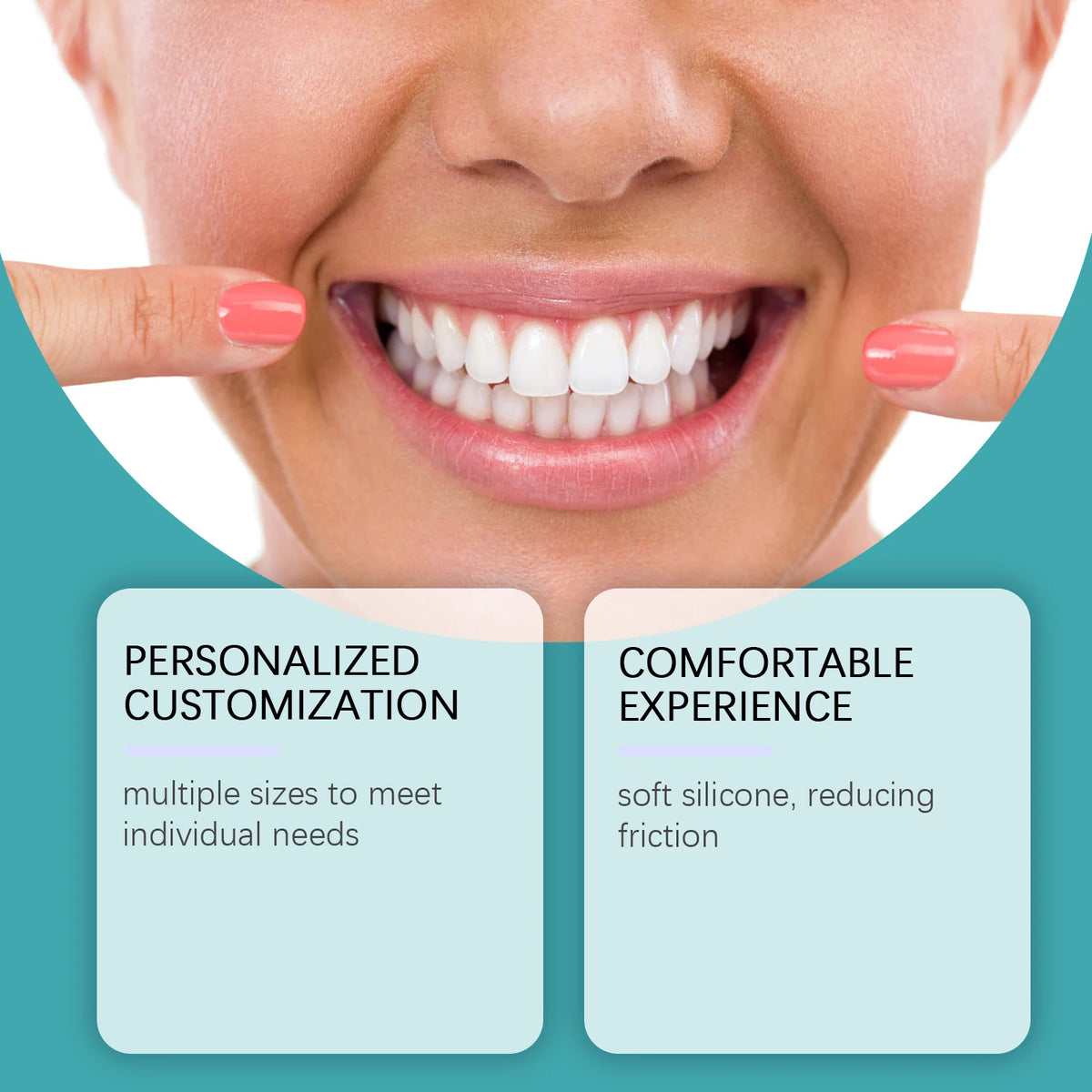 Adjustable Snap Dentures Missing Teeth Repair Upper Lower Jaw