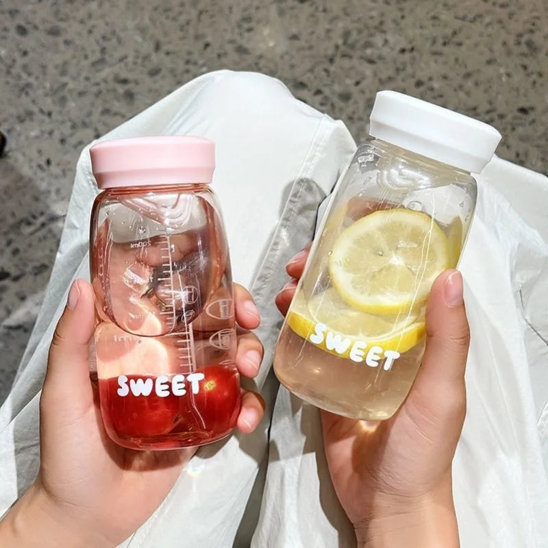 Portable Mini Water Bottle Shatterproof BPA Free Travel Pocket Cup