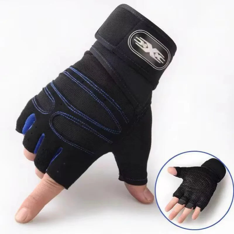 Half Finger Fitness Gloves Tactical Cycling Workout Sports Gear - 9