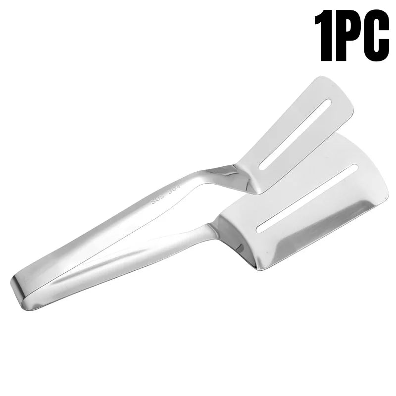 Stainless Steel Steak Spatula Tongs Multifunctional Kitchen Grill Clamp - 26