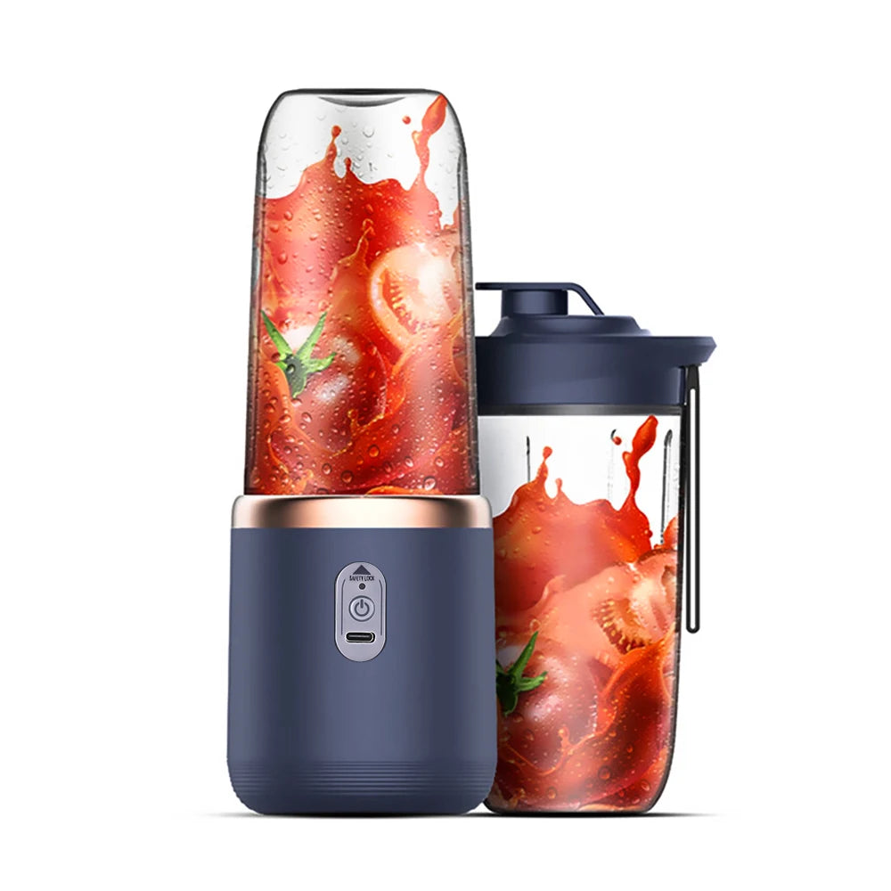 Portable Electric Juicer Cup Wireless Mini Fruit Blender