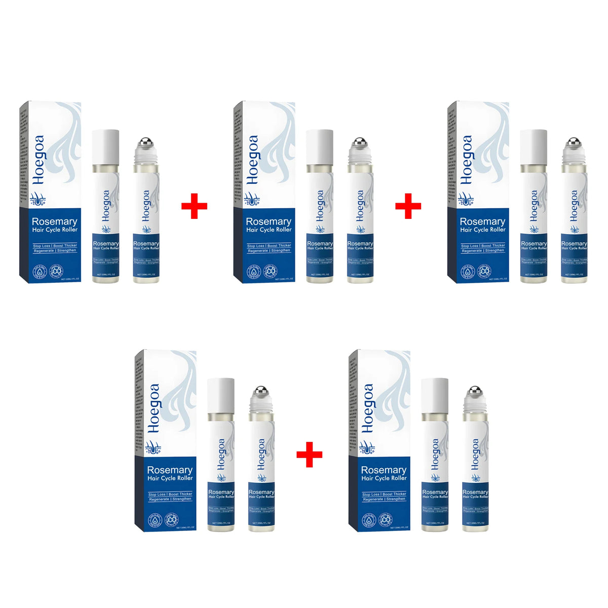 Rosemary Hair Growth Serum Roller Split Ends Repair Oil