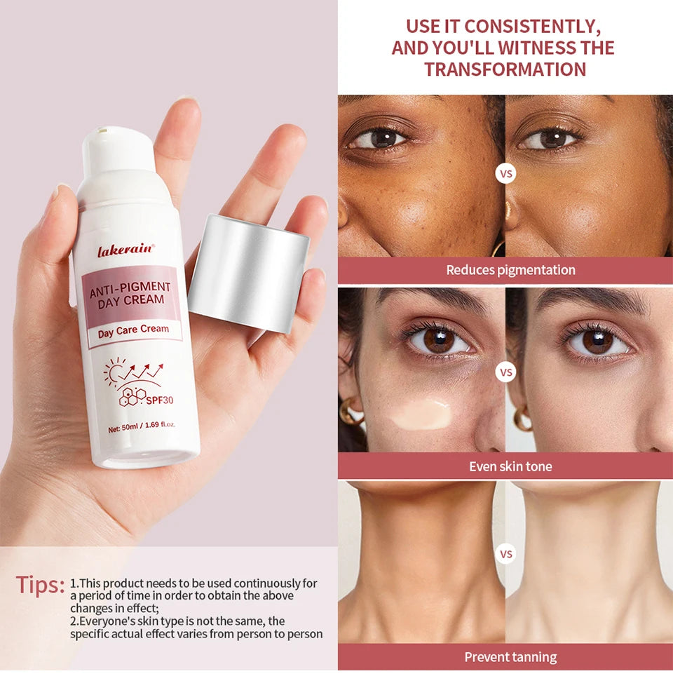 Anti-Pigment Day Cream SPF 30 Hydrating Facial Sun Protection