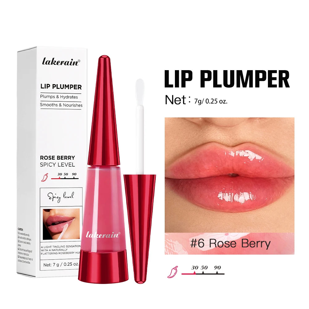 Lakerain Lip Plumper Serum Moisturizing Anti Wrinkle Gloss